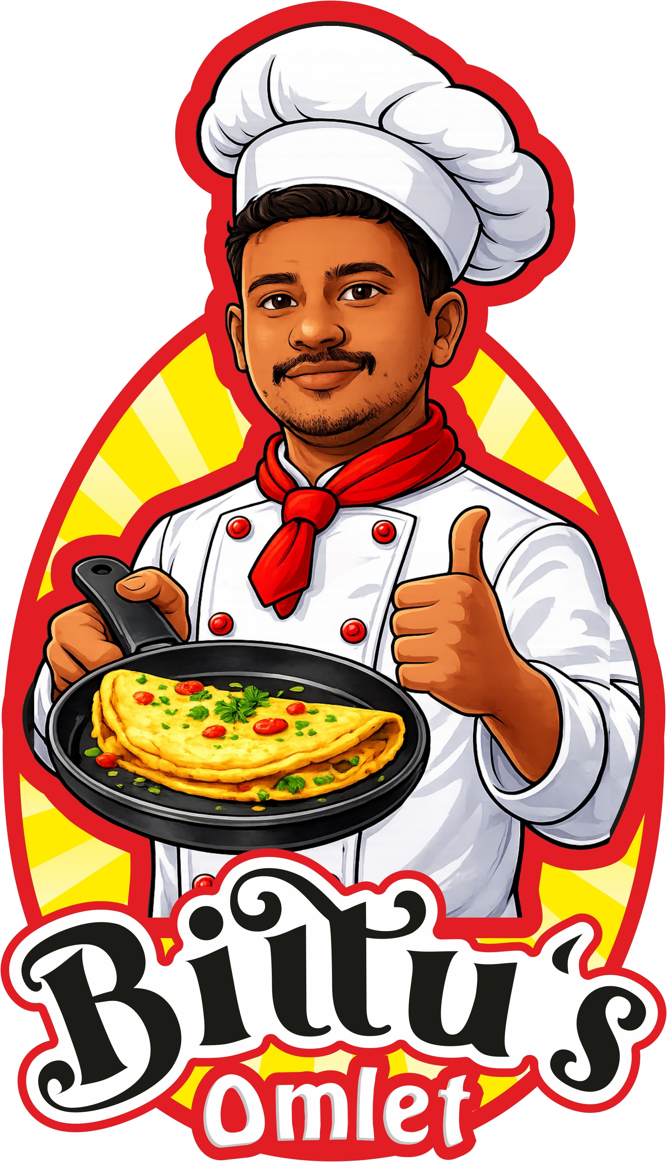 Bittu's Omlet Logo